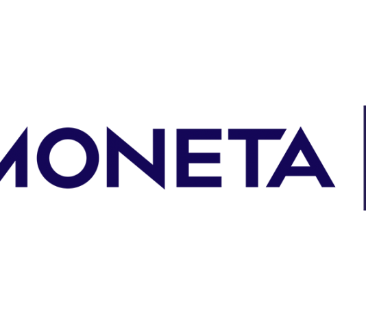 Moneta money bank - logo bílé