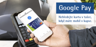 Fio banka - platba mobilem Google Pay