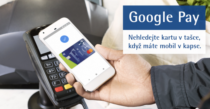 Fio banka - platba mobilem Google Pay