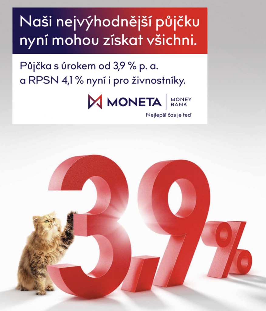 MONETA Money Bank půjčka i pro živnostníky